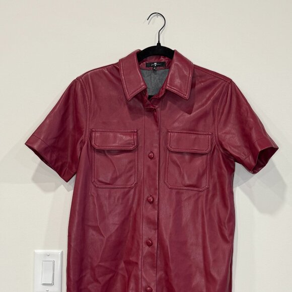7 for All Mankind Shirt Dress Small - Picture 2 of 6